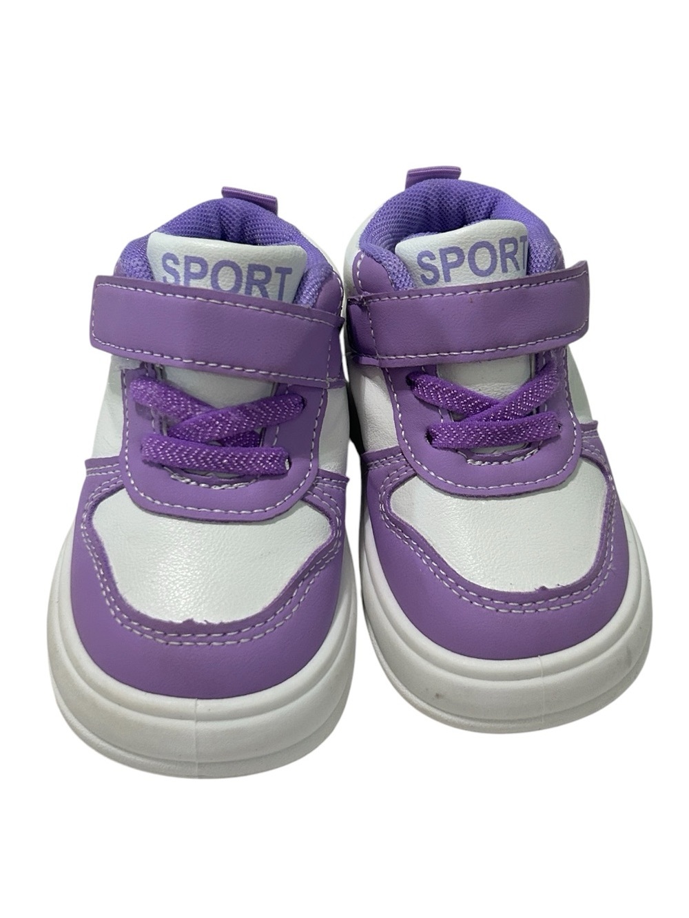 SHEIN Purple and White Toddler Sport Sneakers